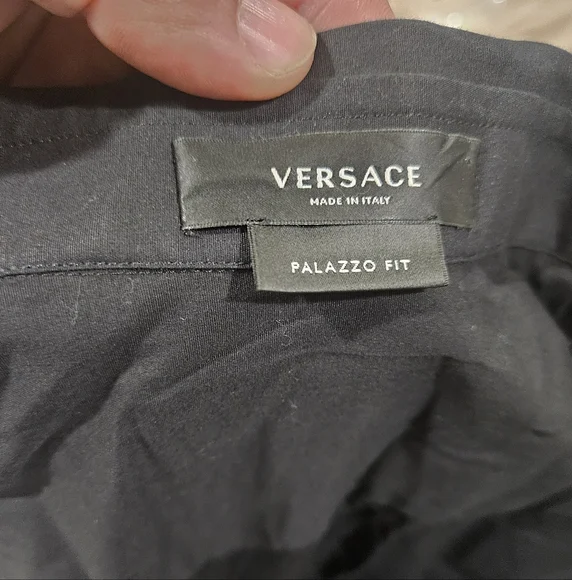 Versace Shirt with decorative collar Size 41 Usa S